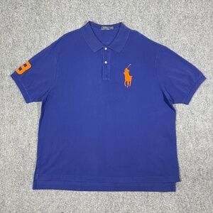 Polo Ralph Lauren Color Block Big & Tall Polo | Big Pony | RL Crest | GUC | 3XB